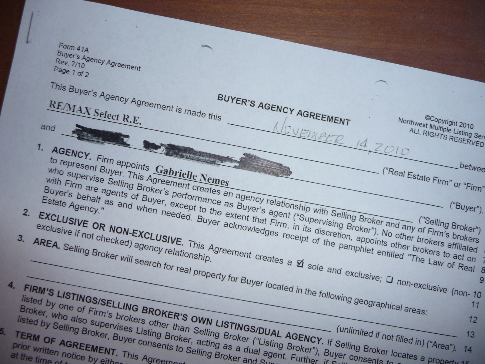 So What IS A Buyer Agency Agreement 