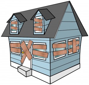 houseboarded